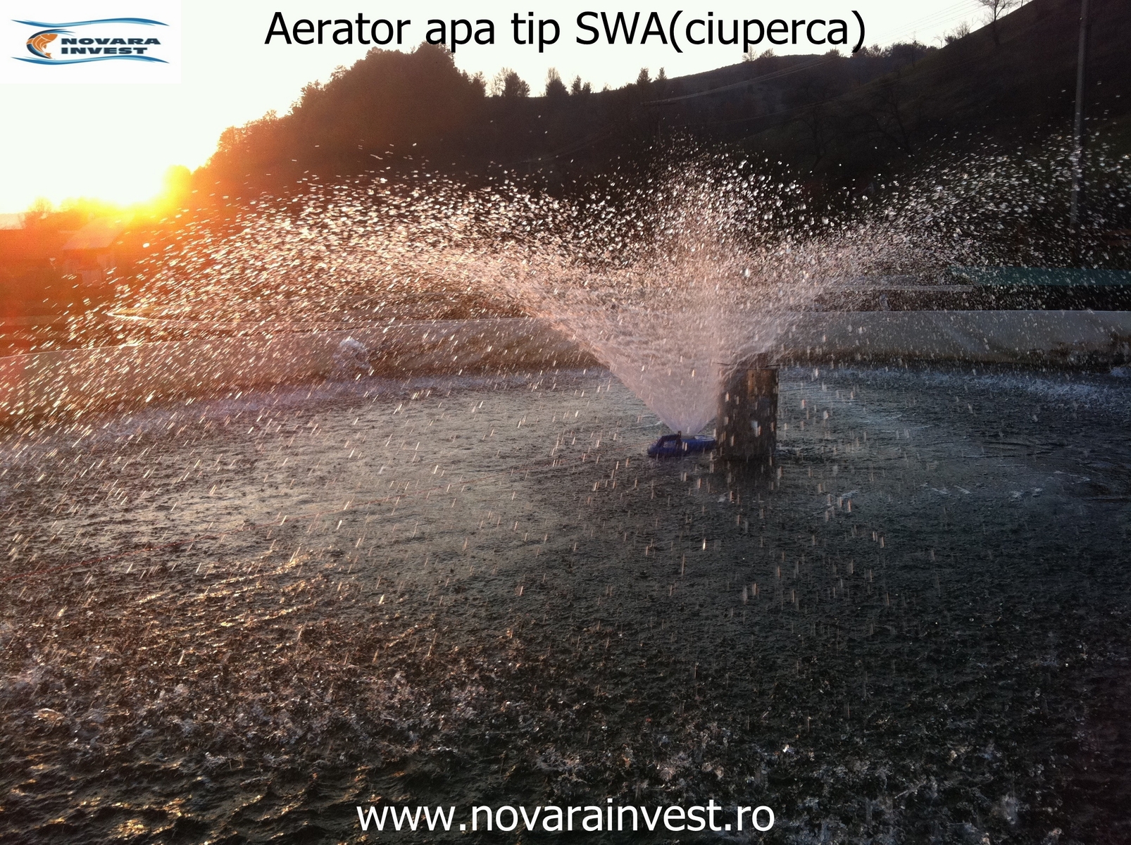 Aerator apă SWA - tip Ciuperca 220V-380V - imagine 3