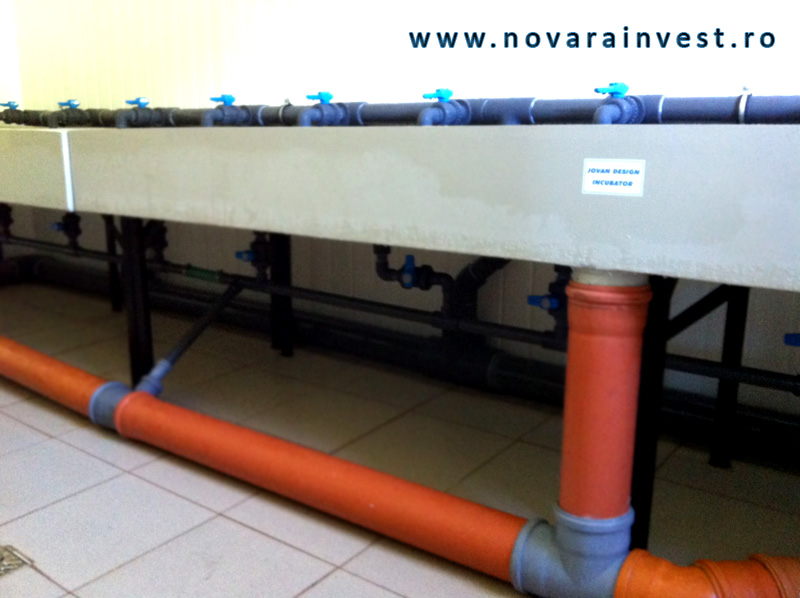 Incubatoare pentru incre de pastrav