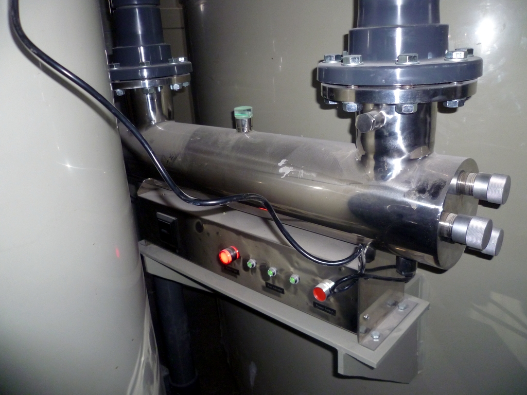 Sterilizator pentru acvacultura